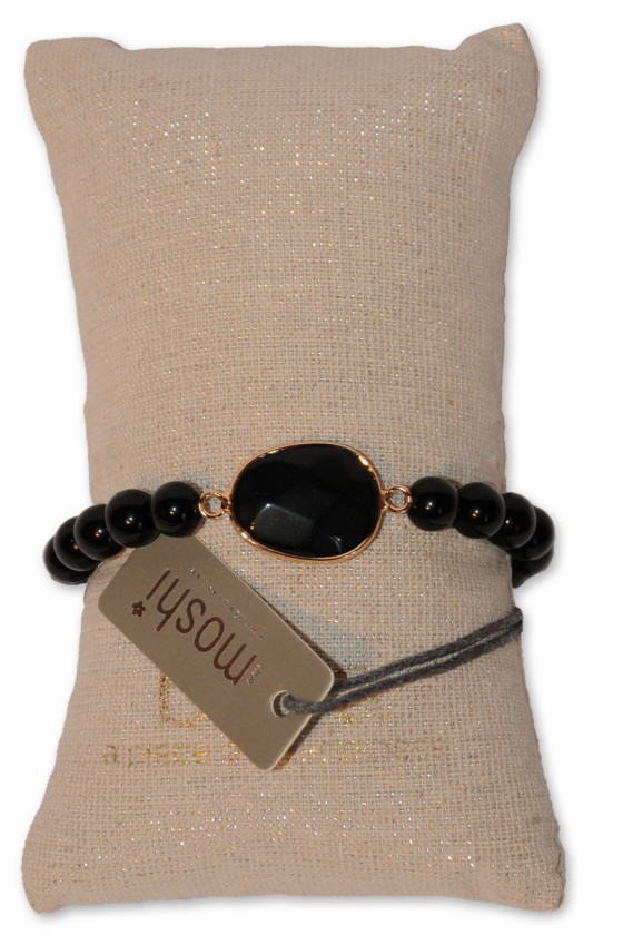 Bracelet Alice, black, Armband, schwarz