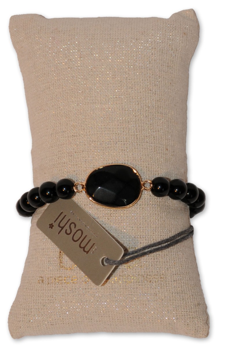 Bracelet Alice, black, Armband, schwarz