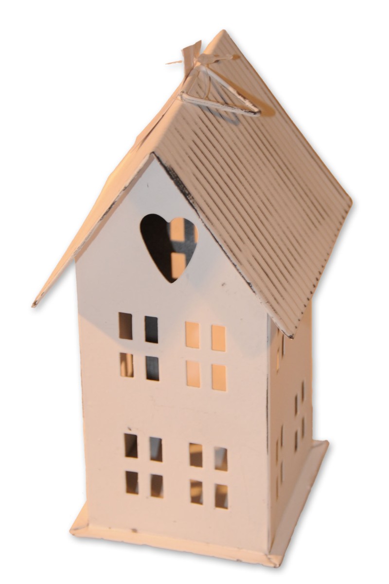 Windlicht Silo, creme, Metall, 15x15x16,5 cm Windlicht Silo, creme, Metall, 15x15x16,5 cm