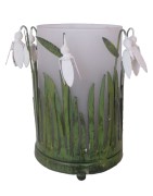 Windlicht Schneeglöckchen