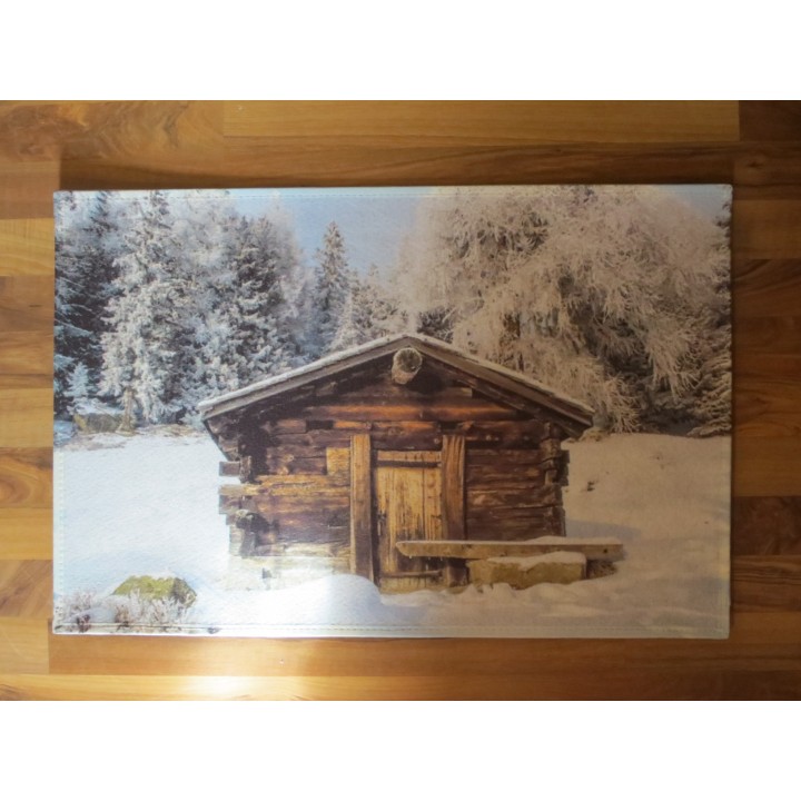 Fußmatte Almhütte
