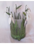 Windlicht Schneeglöckchen