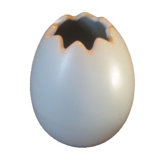 Vase Keramik-Ei